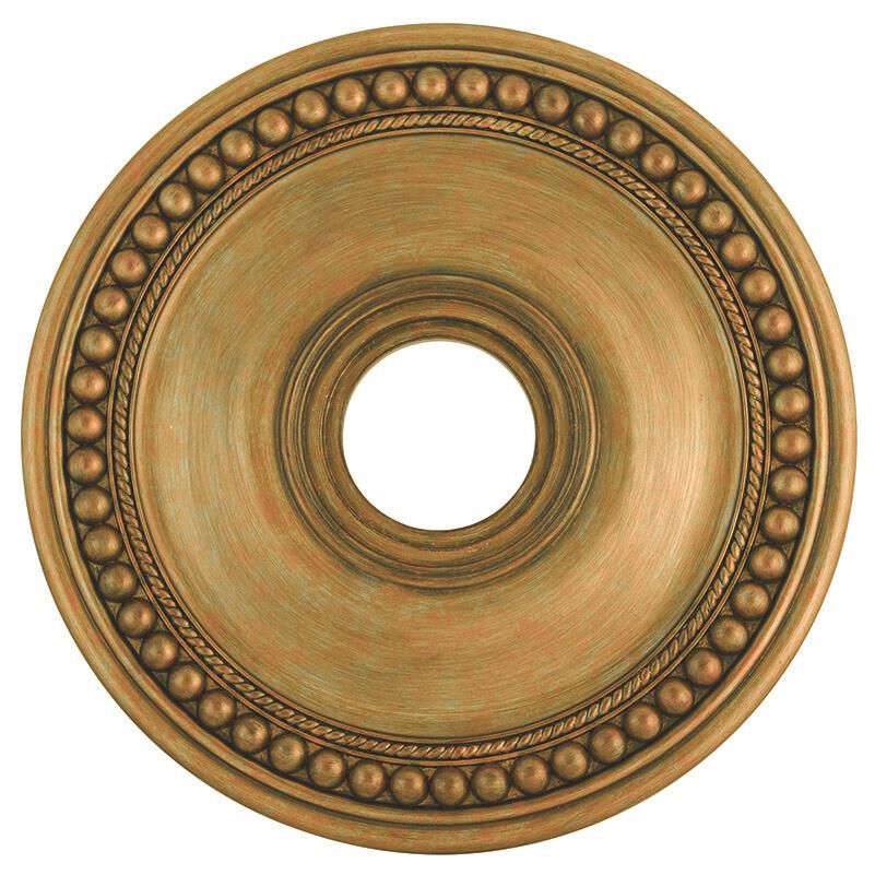 Shown in Hand Painted Antique Gold Leaf finish